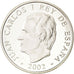Spagna, 10 Euro, 2002, FDC, Argento, KM:1078