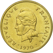 Coin, New Hebrides, 2 Francs, 1970, Paris, EF(40-45), Nickel-brass, KM:5.1
