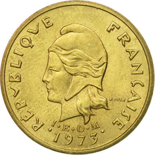 Coin, New Hebrides, 2 Francs, 1973, Paris, EF(40-45), Nickel-brass, KM:5.2