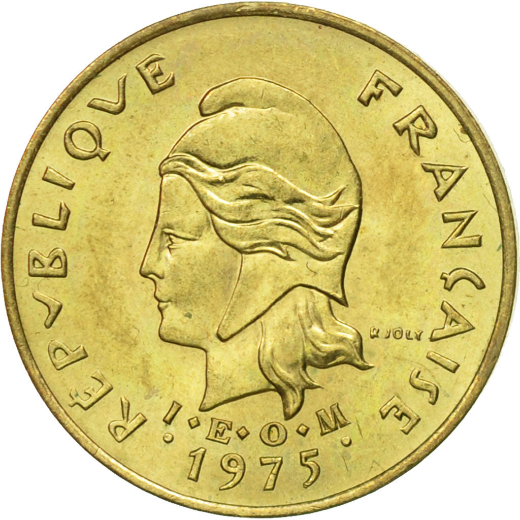 Coin, New Hebrides, Franc, 1973, Paris, AU(50-53), Nickel-brass, KM:4.2