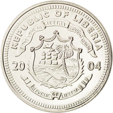 Liberia, 5 Dollars, 2004, MS(64), Silver, 15.35