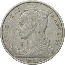 Coin, FRENCH AFARS & ISSAS, 5 Francs, 1968, Paris, EF(40-45), Aluminum, KM:14