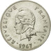 Coin, French Polynesia, 50 Francs, 1967, Paris, AU(55-58), Nickel, KM:7