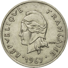 Monnaie, French Polynesia, 10 Francs, 1967, Paris, TTB+, Nickel, KM:5