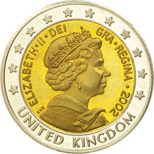 Grande Bretagne, Elizabeth II, 2 Euro 2002, Essai Privé, KM XPn8