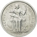 Coin, French Polynesia, 50 Centimes, 1965, Paris, AU(55-58), Aluminum, KM:1