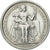 Moneta, Nowa Kaledonia, Franc, 1949, Paris, AU(50-53), Aluminium, KM:2