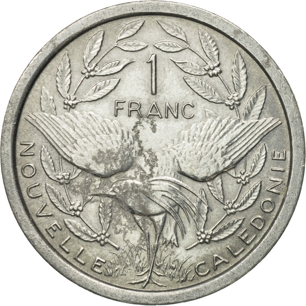 Coin, New Caledonia, Franc, 1949, Paris, AU(50-53), Aluminum, KM:2