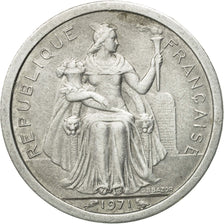 Coin, New Caledonia, Franc, 1971, Paris, EF(40-45), Aluminum, KM:8