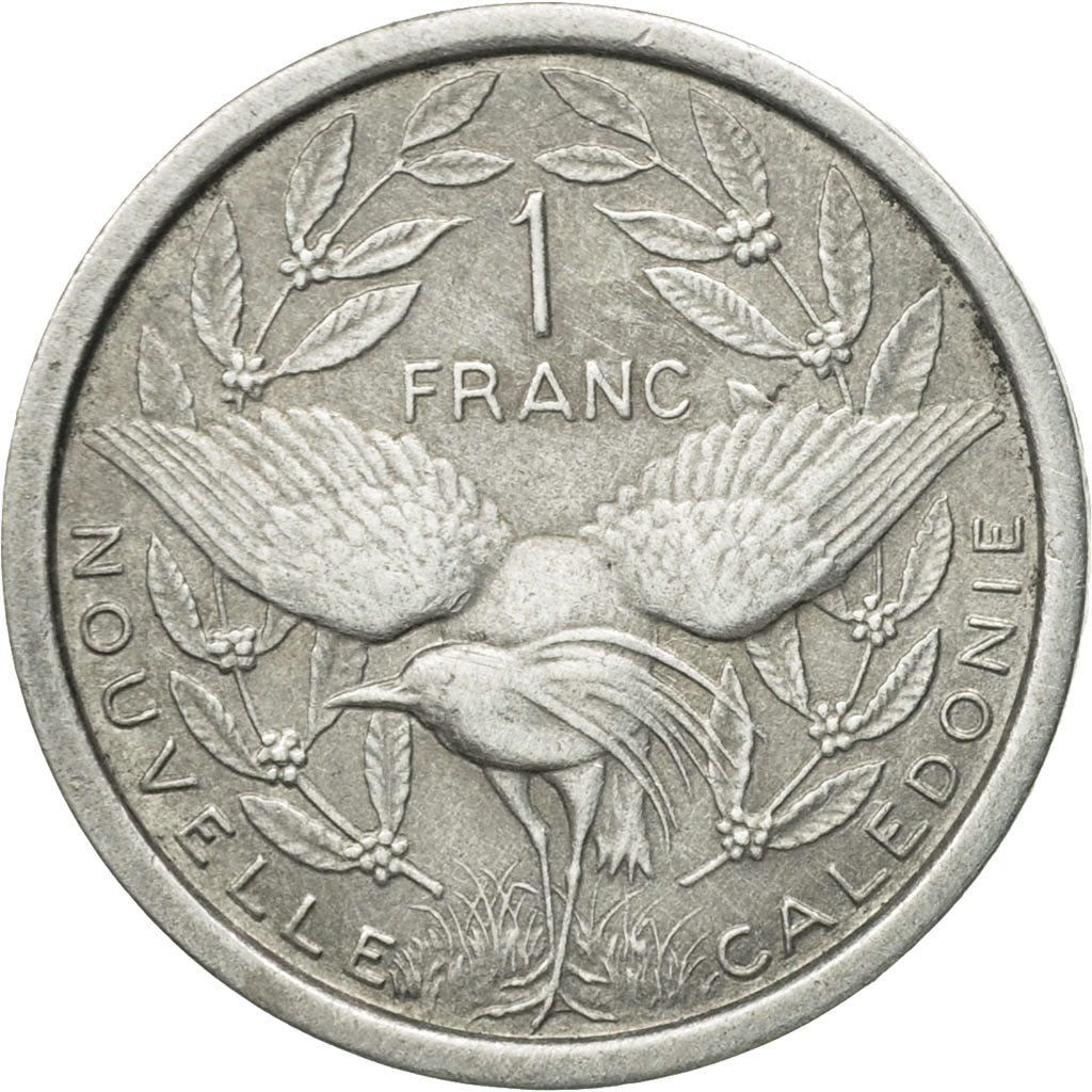 Coin, New Caledonia, Franc, 1971, Paris, EF(40-45), Aluminum, KM:8