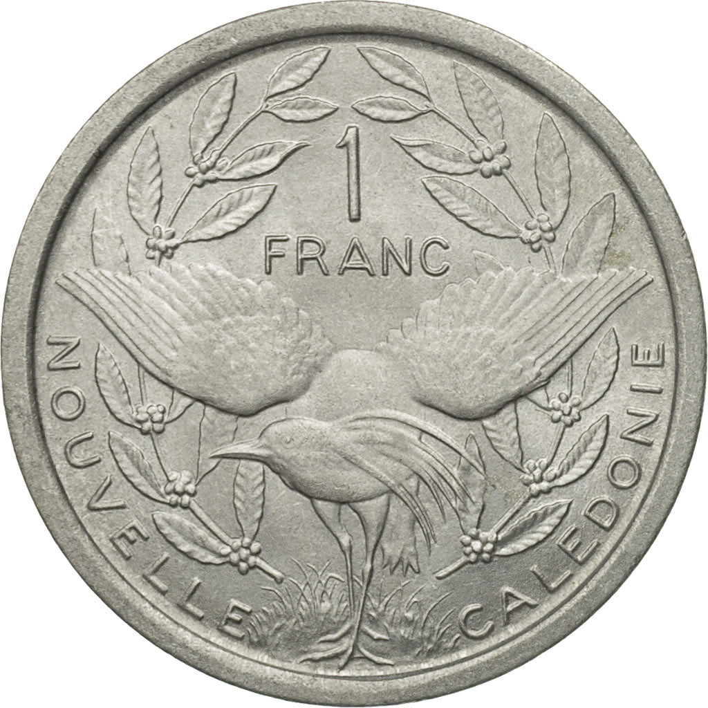 Coin, New Caledonia, Franc, 1973, Paris, EF(40-45), Aluminum, KM:10