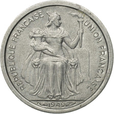 Münze, Neukaledonien, 50 Centimes, 1949, Paris, SS, Aluminium, KM:1