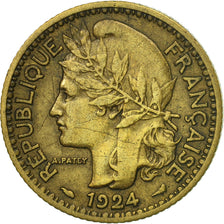 Coin, Cameroon, Franc, 1924, Paris, EF(40-45), Aluminum-Bronze, KM:2