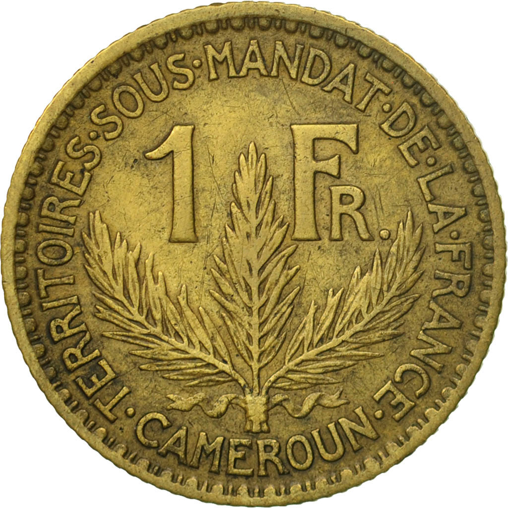 Coin, Cameroon, Franc, 1924, Paris, EF(40-45), Aluminum-Bronze, KM:2