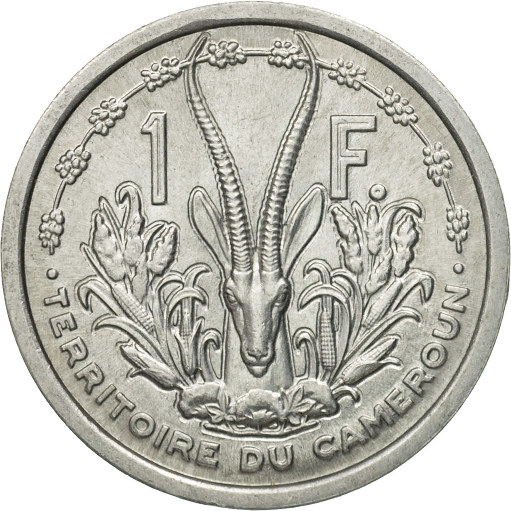 Coin, Cameroon, Franc, 1948, Paris, AU(55-58), Aluminum, KM:8