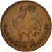 Coin, Cameroon, Franc, 1943, Pretoria, EF(40-45), Bronze, KM:5