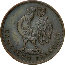 Coin, Cameroon, 50 Centimes, 1943, Pretoria, EF(40-45), Bronze, KM:4