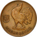 Coin, Madagascar, Franc, 1943, Pretoria, EF(40-45), Bronze, KM:2