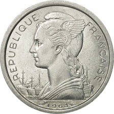 Coin, Comoros, Franc, 1964, Paris, MS(60-62), Aluminum, KM:4