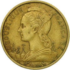 Coin, Comoros, 10 Francs, 1964, Paris, EF(40-45), Aluminum-Bronze, KM:7