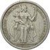 Coin, FRENCH OCEANIA, 2 Francs, 1949, EF(40-45), Aluminum, KM:3