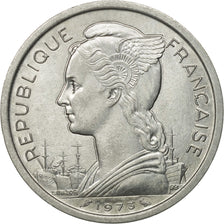 Coin, Réunion, 2 Francs, 1973, AU(55-58), Aluminum, KM:8