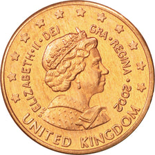 UNITED KINGDOM, 5 Euro Cent, 2002, KM #Pn3, MS(63), Copper Plated Steel, 20.7,..