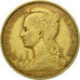 Coin, French Somaliland, 20 Francs, 1965, Paris, EF(40-45), Aluminum-Bronze