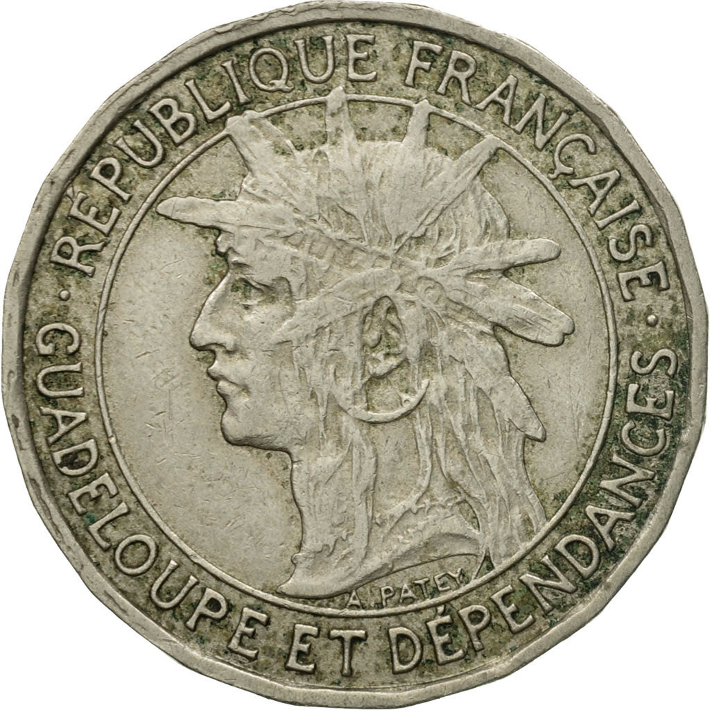 Coin, Guadeloupe, Franc, 1903, Paris, EF(40-45), Copper-nickel, KM:46