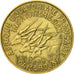 Coin, Cameroon, 10 Francs, 1958, EF(40-45), Aluminum-Bronze, KM:11