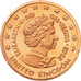 UNITED KINGDOM, Euro Cent, 2002, KM #Pn1, MS(63), Copper Plated Steel, 16.8,...
