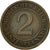 Moneda, ALEMANIA - REPÚBLICA DE WEIMAR, 2 Rentenpfennig, 1923, Berlin, MBC