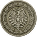 Coin, GERMANY - EMPIRE, Wilhelm I, 20 Pfennig, 1888, Stuttgart, EF(40-45)