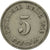 Moneda, ALEMANIA - IMPERIO, Wilhelm II, 5 Pfennig, 1912, Berlin, MBC, Cobre -