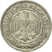 Coin, GERMANY, WEIMAR REPUBLIC, 50 Reichspfennig, 1928, Munich, AU(50-53)