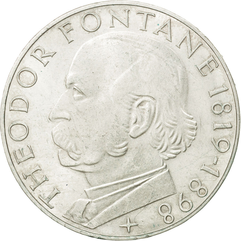 Coin, GERMANY - FEDERAL REPUBLIC, 5 Mark, 1969, Karlsruhe, Germany, MS(63)