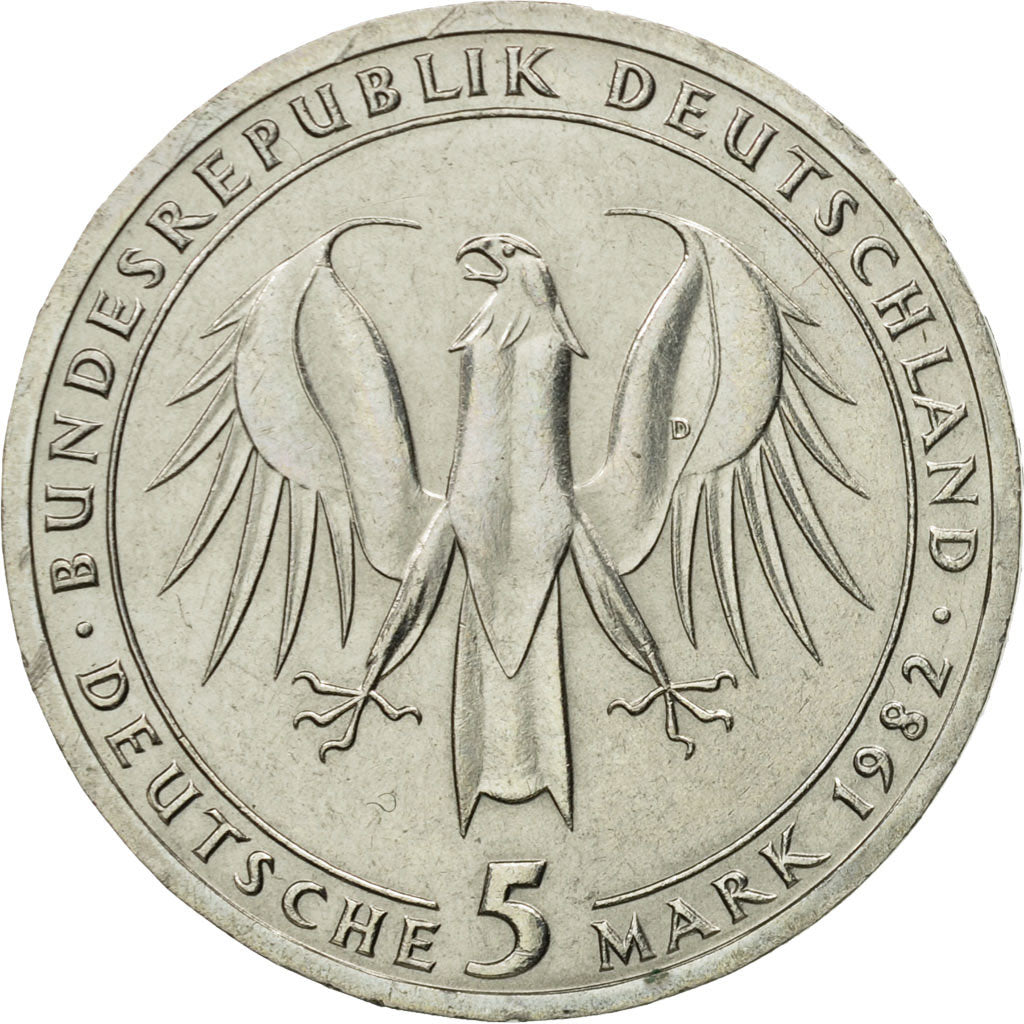 Coin, GERMANY - FEDERAL REPUBLIC, 5 Mark, 1982, Munich, Germany, MS(63)