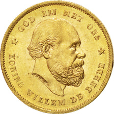 Münze, Niederlande, William III, 10 Gulden, 1887, Utrecht, VZ, Gold, KM:106