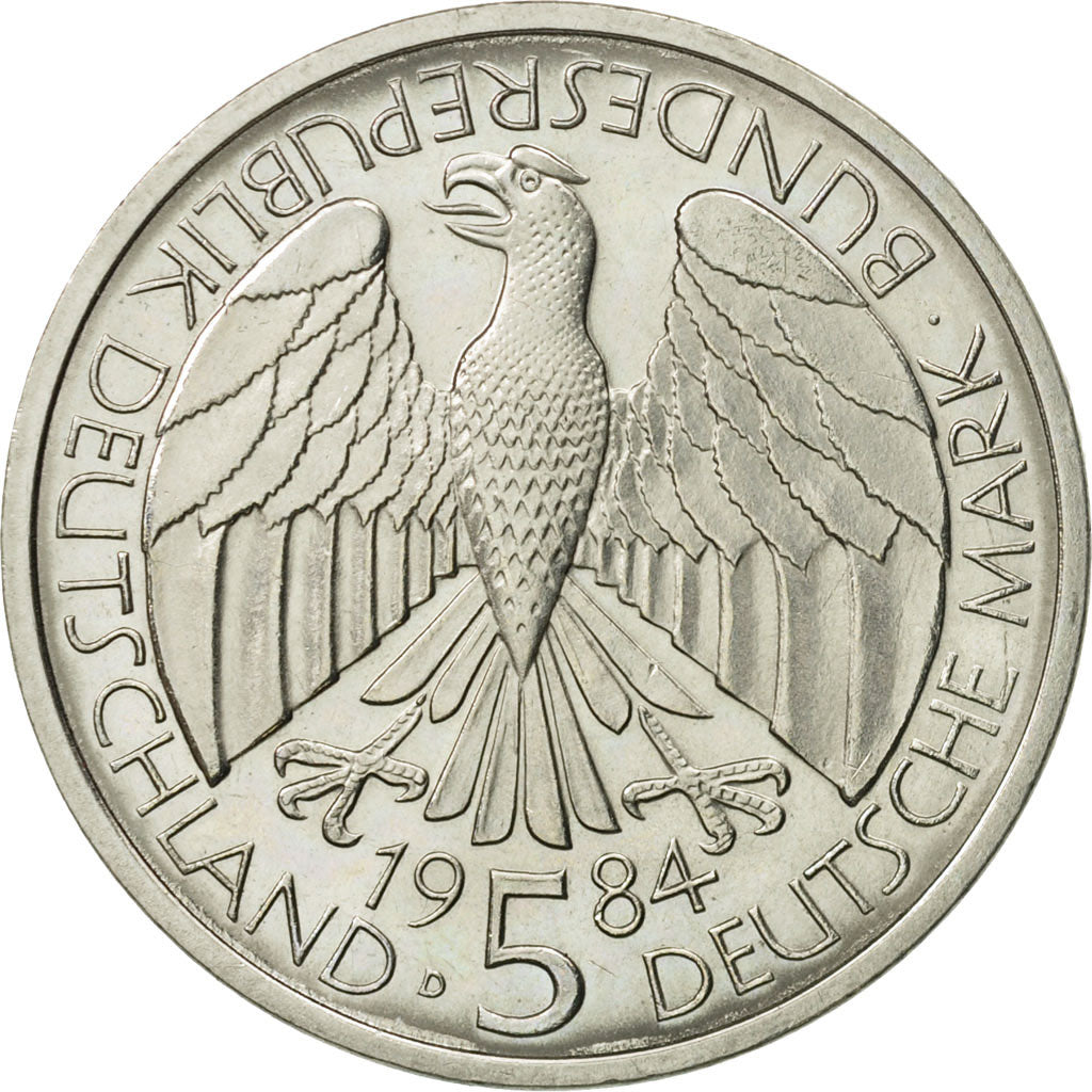 Coin, GERMANY - FEDERAL REPUBLIC, 5 Mark, 1984, Munich, Germany, MS(63)