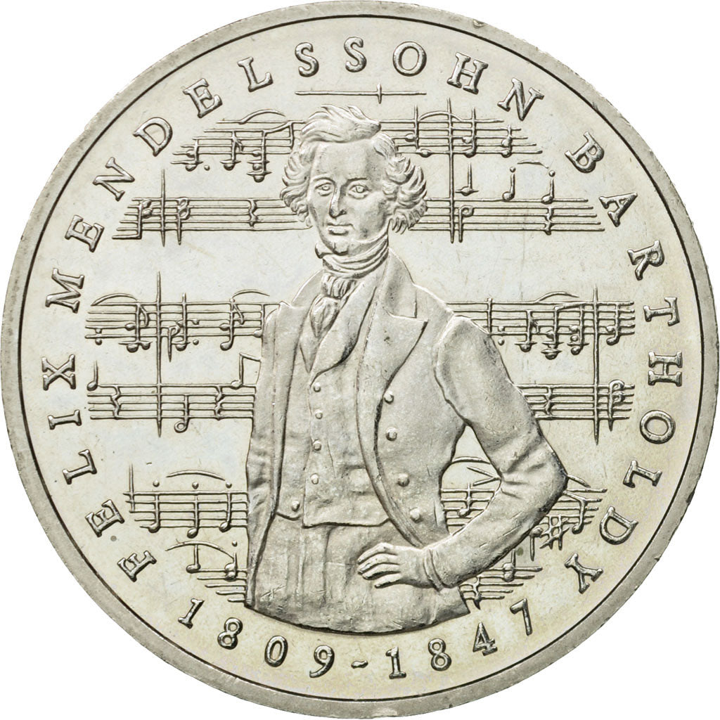 Coin, GERMANY - FEDERAL REPUBLIC, 5 Mark, 1984, Hamburg, Germany, MS(63)