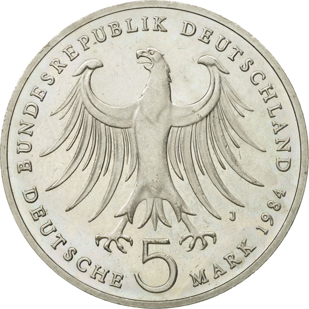 Coin, GERMANY - FEDERAL REPUBLIC, 5 Mark, 1984, Hamburg, Germany, MS(63)