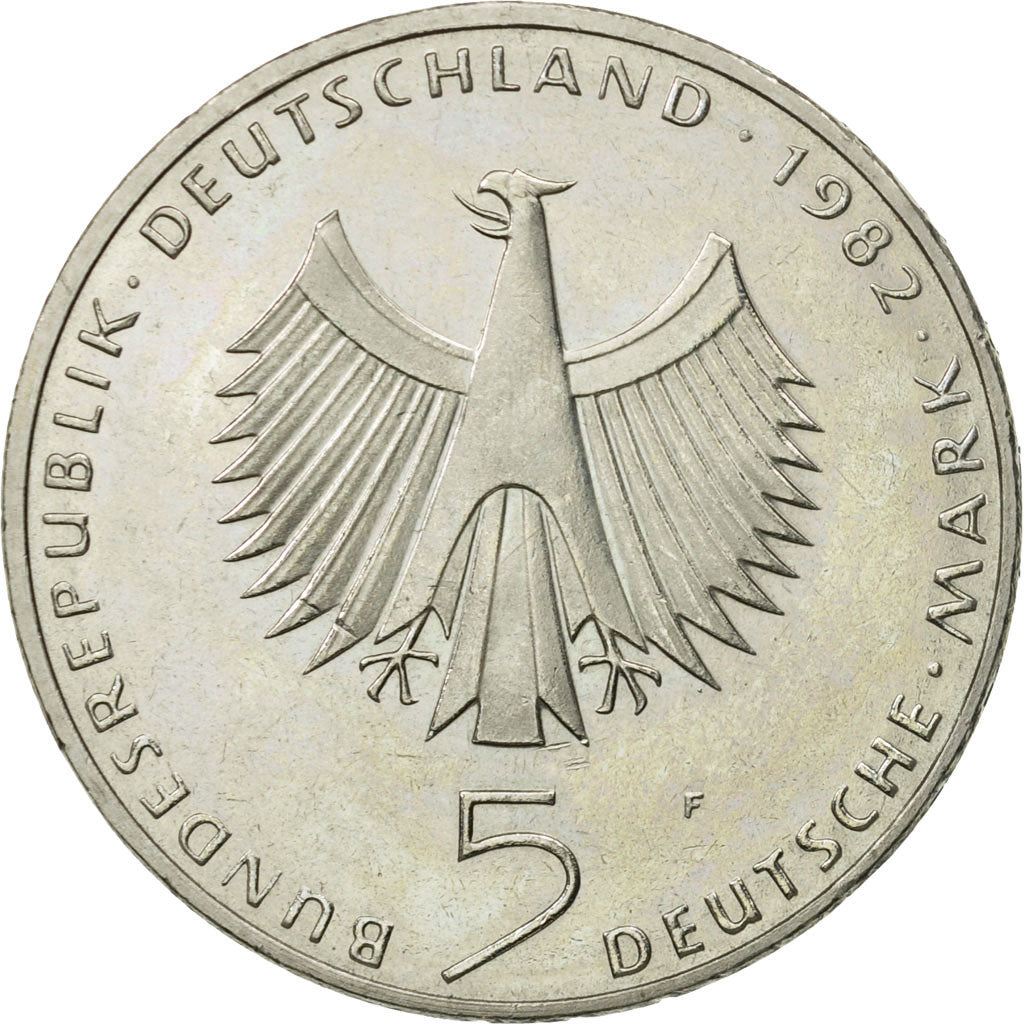 Coin, GERMANY - FEDERAL REPUBLIC, 5 Mark, 1982, Stuttgart, Germany, MS(63)