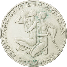 Monnaie, République fédérale allemande, 10 Mark, 1972, Hamburg, SPL, Argent