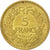 Moneta, Francia, Lavrillier, 5 Francs, 1946, Castelsarrasin, SPL-