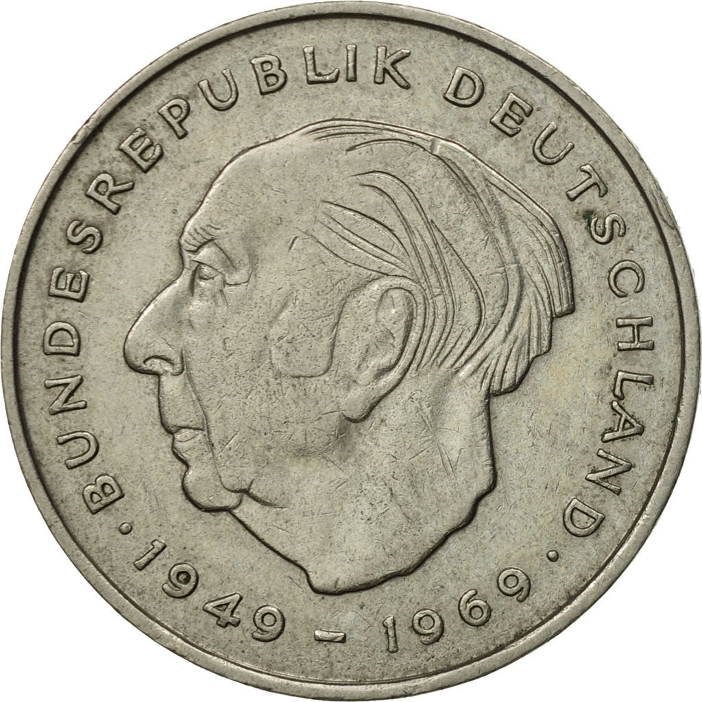 Moneta, GERMANIA - REPUBBLICA FEDERALE, 2 Mark, 1972, Munich, BB, Nichel