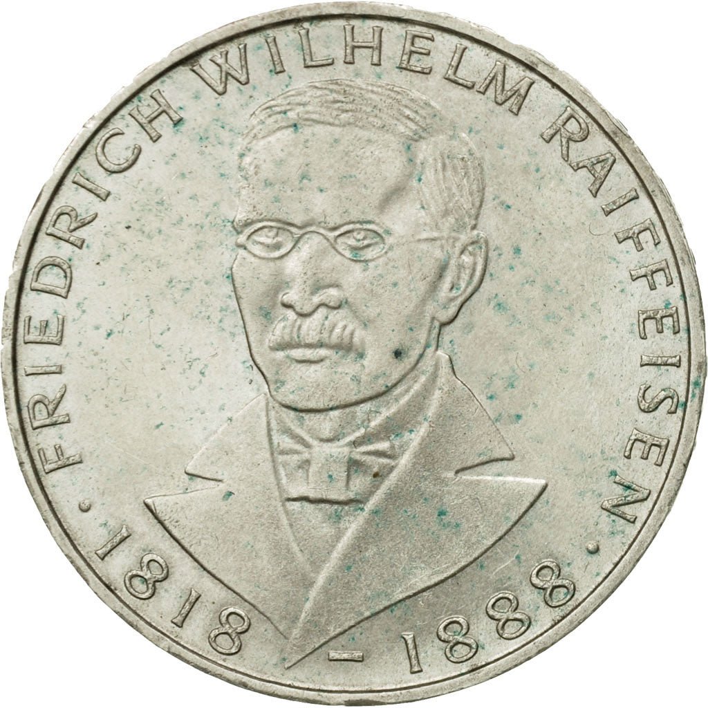 Coin, GERMANY - FEDERAL REPUBLIC, 5 Mark, 1968, Hamburg, Germany, AU(50-53)