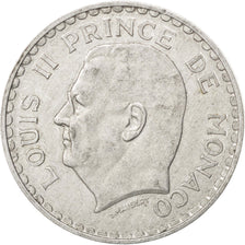 Coin, Monaco, Louis II, 5 Francs, 1945, EF(40-45), Aluminum, KM:122, Gadoury:135