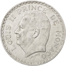 Munten, Monaco, Louis II, 5 Francs, 1945, ZF, Aluminium, KM:122, Gadoury:135