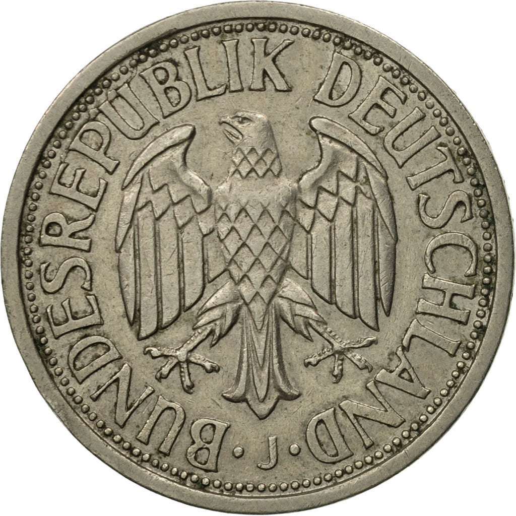 Coin, GERMANY - FEDERAL REPUBLIC, 2 Mark, 1951, Hamburg, EF(40-45)