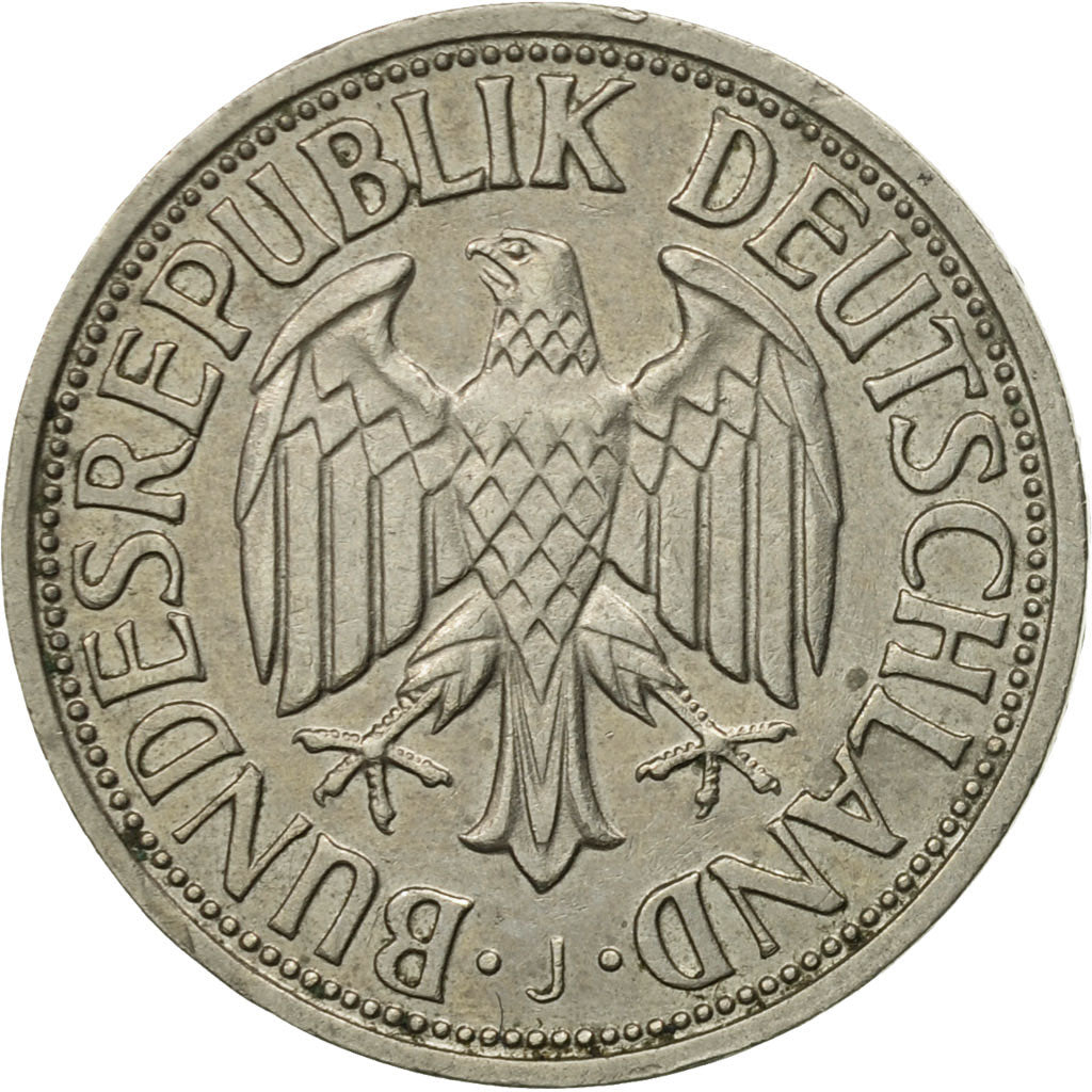 Coin, GERMANY - FEDERAL REPUBLIC, Mark, 1959, Hambourg, EF(40-45)